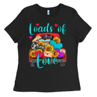 Black loads of love with truck Ladies Tee - HRA Design Shop