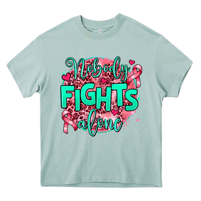 Nobody Fights Alone Heavy Core Tee by AdoDesignShop | Teevron