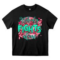 Black nobody fights alone Heavy Core Tee - AdoDesignShop