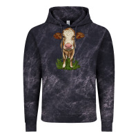 Cloud Black simmental heifer Vintage Hoodie - LillyAllenDesigns