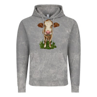 Cloud Rock simmental heifer Vintage Hoodie - LillyAllenDesigns