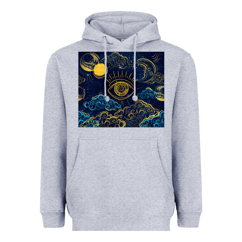 Evil Eye Moon Heavyweight Hoodie by TumblerDesignByShophia | Teevron