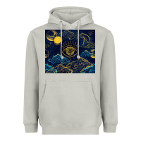 Moon Dust evil eye moon Heavyweight Hoodie - TumblerDesignByShophia