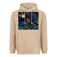 Mushroom evil eye moon Heavyweight Hoodie - TumblerDesignByShophia