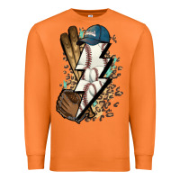 Carrot Lightning bolt Baseball Premium Sweatshirt - HowdyJamesFarm