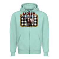 Seafoam Merry Bright Zipper Hoodie - Bettercallsaul