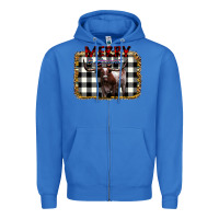True Royal Merry Bright Zipper Hoodie - Bettercallsaul