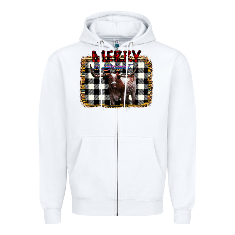 Merry Bright Zipper Hoodie by Bettercallsaul | Teevron