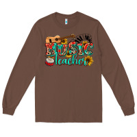 Chestnut music teacher Long Sleeve Tee - NancyCooperArtShop