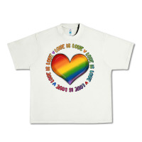 Pistachio love is love Urban Heavy Tee - MaliasSmallBusiness