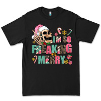 Black i m so freaking merry Premium Tee - AdoDesignShop