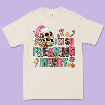 I M So Freaking Merry Premium Tee Designed By Adodesignshop