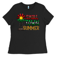 Black small town summer Ladies Tee - CowhideDigitalArt