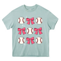 Arona baseball coquette bow Heavy Core Tee - JahusDesignShop