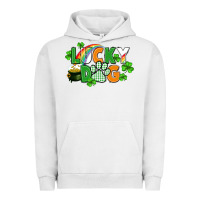 Pigment Lunar Rock lucky dog St. Patricks Day Urban Hoodie - FaDigitalArtStudio