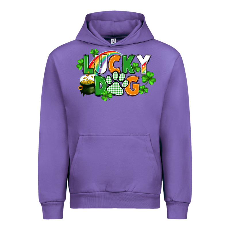 Lucky Dog St. Patricks Day Urban Hoodie by FaDigitalArtStudio | Teevron