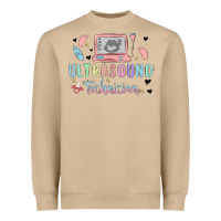 Mushroom ultrasound technician Heavyweight Sweatshirt - MaliasSmallBusiness