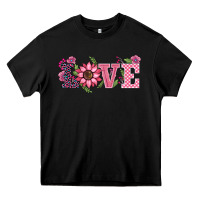 Black walentine's day love sunflower Heavy Core Tee - BarkalooDesign