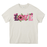 Cream walentine's day love sunflower Heavy Core Tee - BarkalooDesign