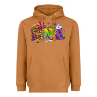 Meerkat Mardi Gras CNA Nurse Heavyweight Hoodie - HowdyJamesFarm