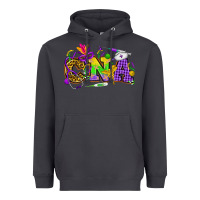 Smoke Mardi Gras CNA Nurse Heavyweight Hoodie - HowdyJamesFarm