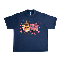 Valentines  Day Conchas And Cafecito Urban Heavy Tee | Teevron