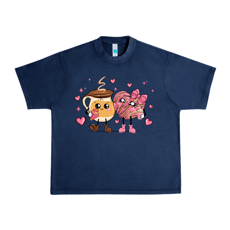 Valentines  Day Conchas And Cafecito Urban Heavy Tee by MaliasSmallBusiness | Teevron