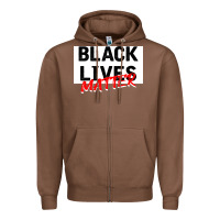 Chestnut Black Lives Matter Zipper Hoodie - Bettercallsaul