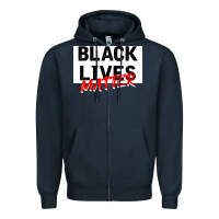 Black Lives Matter Zipper Hoodie | Teevron