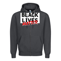 Smoke Black Lives Matter Zipper Hoodie - Bettercallsaul