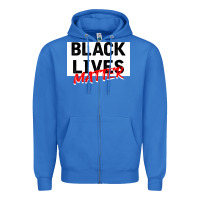 True Royal Black Lives Matter Zipper Hoodie - Bettercallsaul