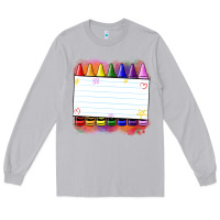 Moon Dust crayons add your text Long Sleeve Tee - NancyCooperArtShop