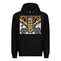 Black Cheer Premium Hoodie - TumblerDesignByShophia