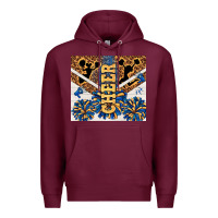 Burgundy Cheer Premium Hoodie - TumblerDesignByShophia