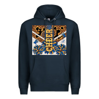 Navy Cheer Premium Hoodie - TumblerDesignByShophia