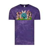 Cloud Purple hop rabbit Vintage Tee - MaliasSmallBusiness