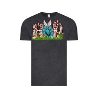 Vintage Black hop rabbit Vintage Tee - MaliasSmallBusiness