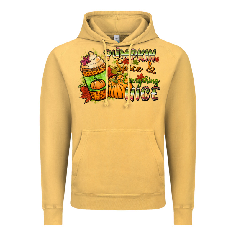 Pumpkin Spice Everything Nice Vintage Hoodie by NancyCooperArtShop | Teevron