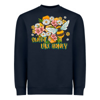 Navy like honey Heavyweight Sweatshirt - MaliasSmallBusiness