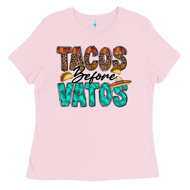 Tacos Before Vatos Ladies Tee by RacoonDesign | Teevron