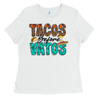 White tacos before vatos Ladies Tee - RacoonDesign