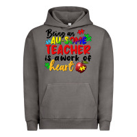 Pigment Tornado being an au some teacher is a work of the heart Urban Hoodie - FaDigitalArtStudio