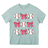 Arona baseball coquette bow Heavy Core Tee - JahusDesignShop