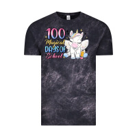 Cloud Black 100 magical days of school Vintage Tee - MaliasSmallBusiness