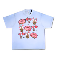 Grape Ice valentines day doodles Urban Heavy Tee - MaliasSmallBusiness