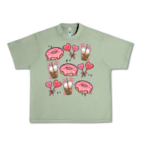 Oil Green valentines day doodles Urban Heavy Tee - MaliasSmallBusiness