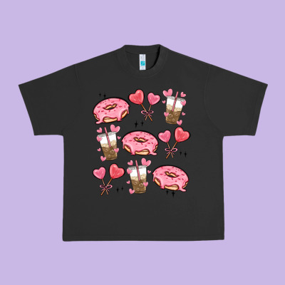 Valentines Day Doodles Urban Heavy Tee Designed By Maliassmallbusiness