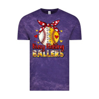 Cloud Purple busy raising ballers Vintage Tee - JahusDesignShop