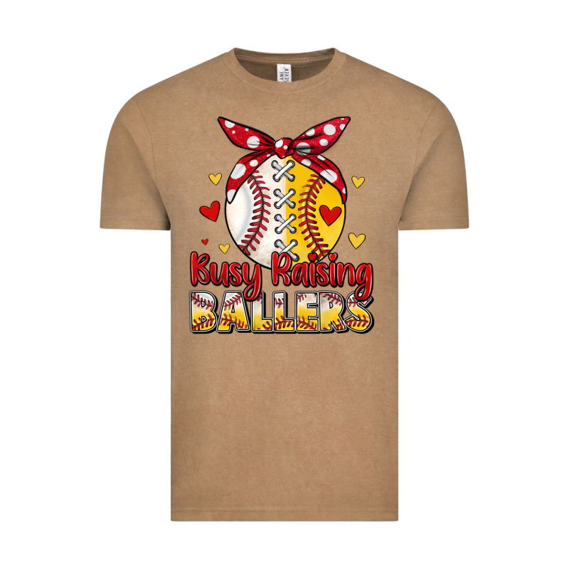 Busy Raising Ballers Vintage Tee by JahusDesignShop | Teevron