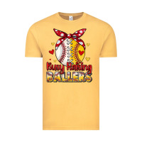 Vintage Mustard busy raising ballers Vintage Tee - JahusDesignShop